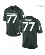 Youth Michigan State Spartans NCAA #77 Dimitri Douglas Green Authentic Nike Stitched College Football Jersey YT32B33EC
